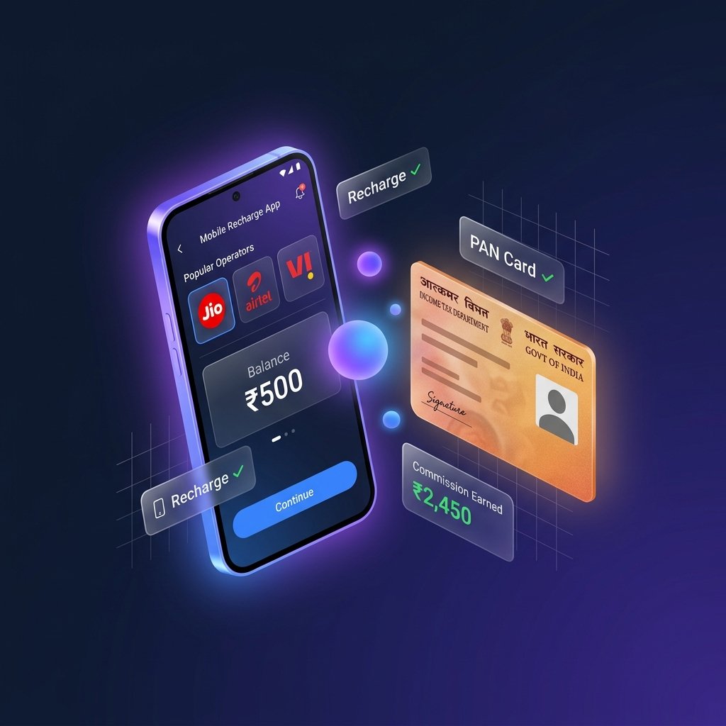 Recharge & PAN Card Services - Recharge Wallah